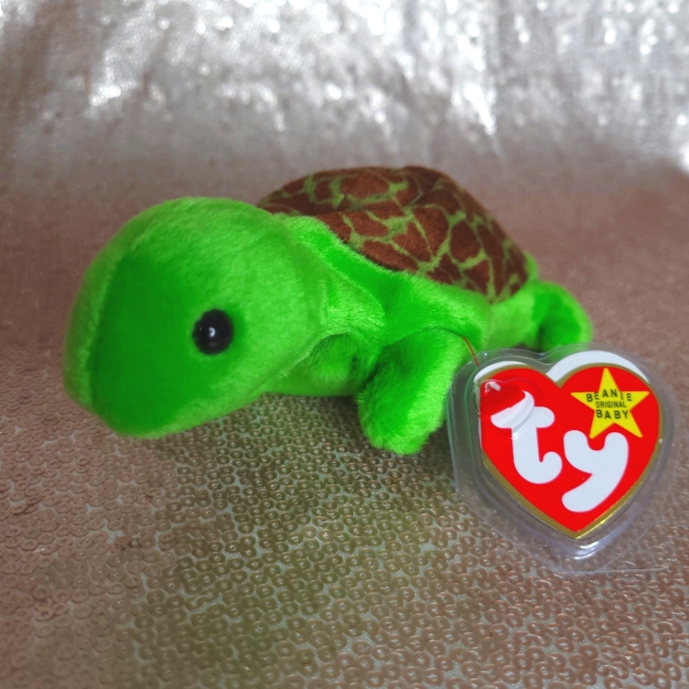 Ty Beanie Baby "Speedy" BNWT green turtle 🐢 - RARE